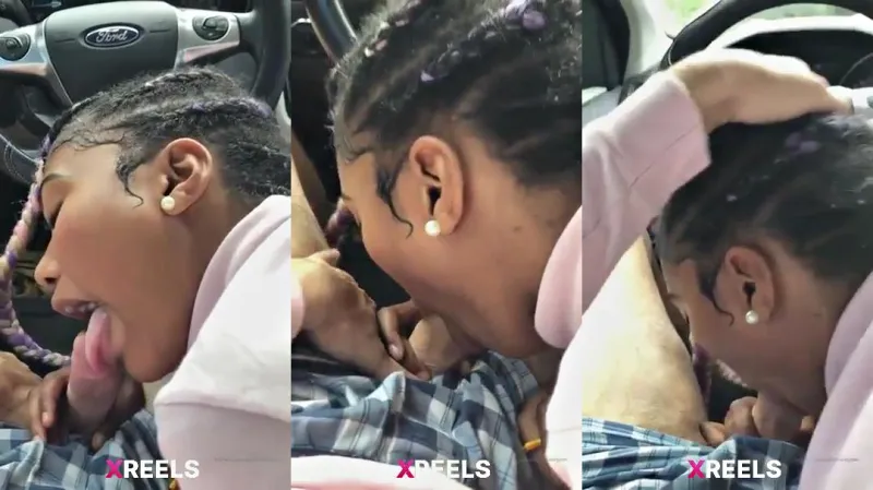 Young College Girl Sucking Dick In The College Van