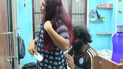 Hot Romance in Nighty My Desi MMS Leak